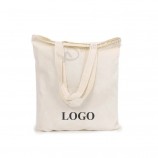 6oz 8oz 10oz 12oz all'ingrosso tela di cotone coulisse supermercato tote grocery shopping portare sacchetti regalo per la promozione
