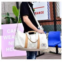 kundenspezifische Baumwolle Canvas Vintage Reise Seesack wasserdichte Männer Gym Handtasche