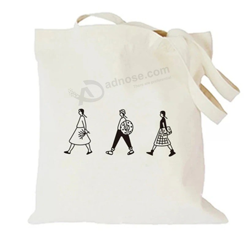 China Factory Canvas Cotton Shopping Bag Handbag for Grocery
