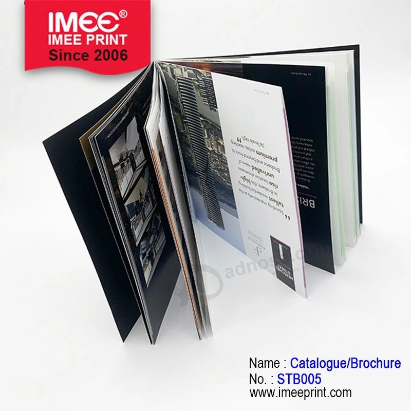 Imee Gloss Laminated Folding Brochure Printing Digital Printing Sample Catalogue