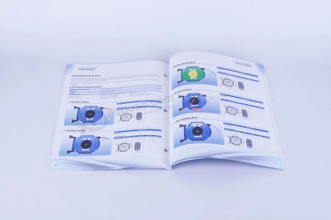 Customized Paperback Perfect Binding Sewing Catalogue
