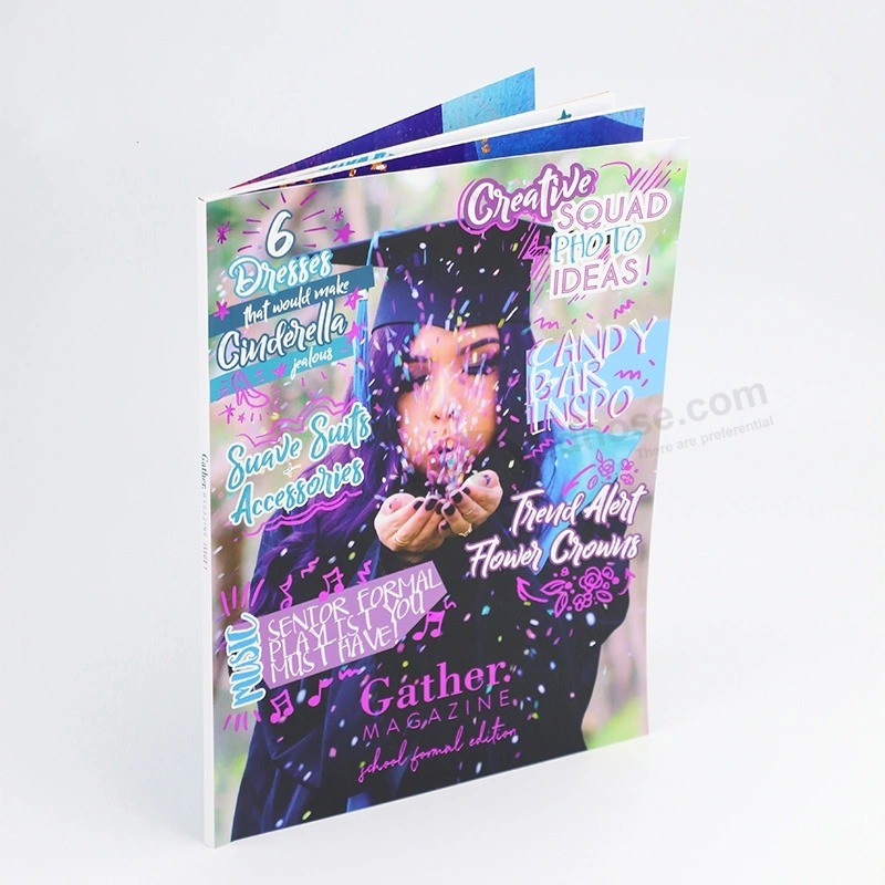 High Quality Logo Printing Full Color Booklet Magazine and Catalogue for Promotion Advertising