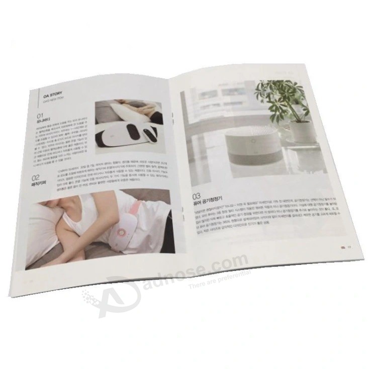 Booklet Brochure Catalogue Saddle Stitching Binding Printing