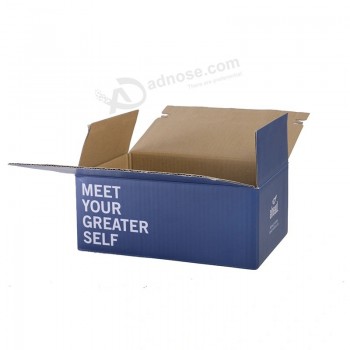 China Factory Eco Friendly Kleding Verpakking Golfkartonnen Verzenddoos met Aangepast Logo