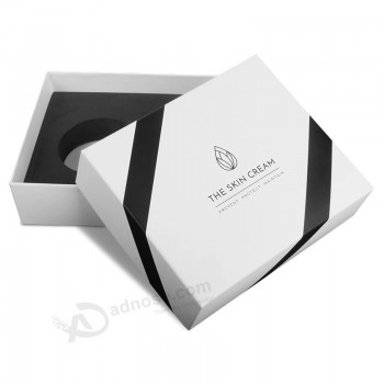 주문 거품 삽입 메이크업 skincare 화장용 단지 병 세트 서류상 선물 포장 상자