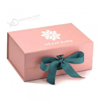 Commercio all'ingrosso di cartone duro magnetico con chiusura in carta bianca Gift Box