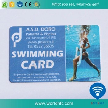 Más vendido Cr80 Ntag213 RFID Membresía / Tarjeta Em Inteligente de Negocios