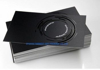 C1s アートペーパー名刺紙ビジネス名刺カスタム印刷ホットスタンプロゴ付きグッドプライス