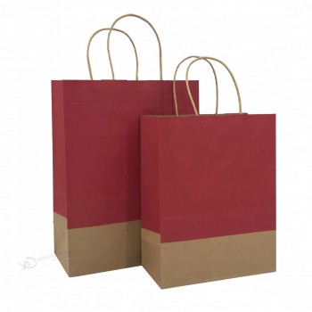 Großhandel papier verpackung Tasche benutzerdefinierte Süßigkeiten Kraftpapier Tasche