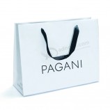 Shopping Bag di carta con stampa logo personalizzato di alta qualità per abbigliamento