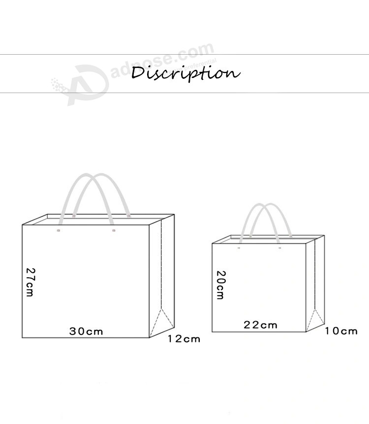 2021 New Chinese Fashion Paper Kraft Shopping Bags with Your Own Logo