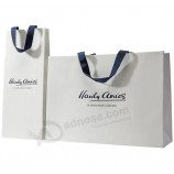 Gerecycleerde Dames Drager Wit/Bruin/Zwart/Groen/Art/Kraft/Gecoate Document Zak het Winkelen Zak voor Kleding/Kleding/Gift