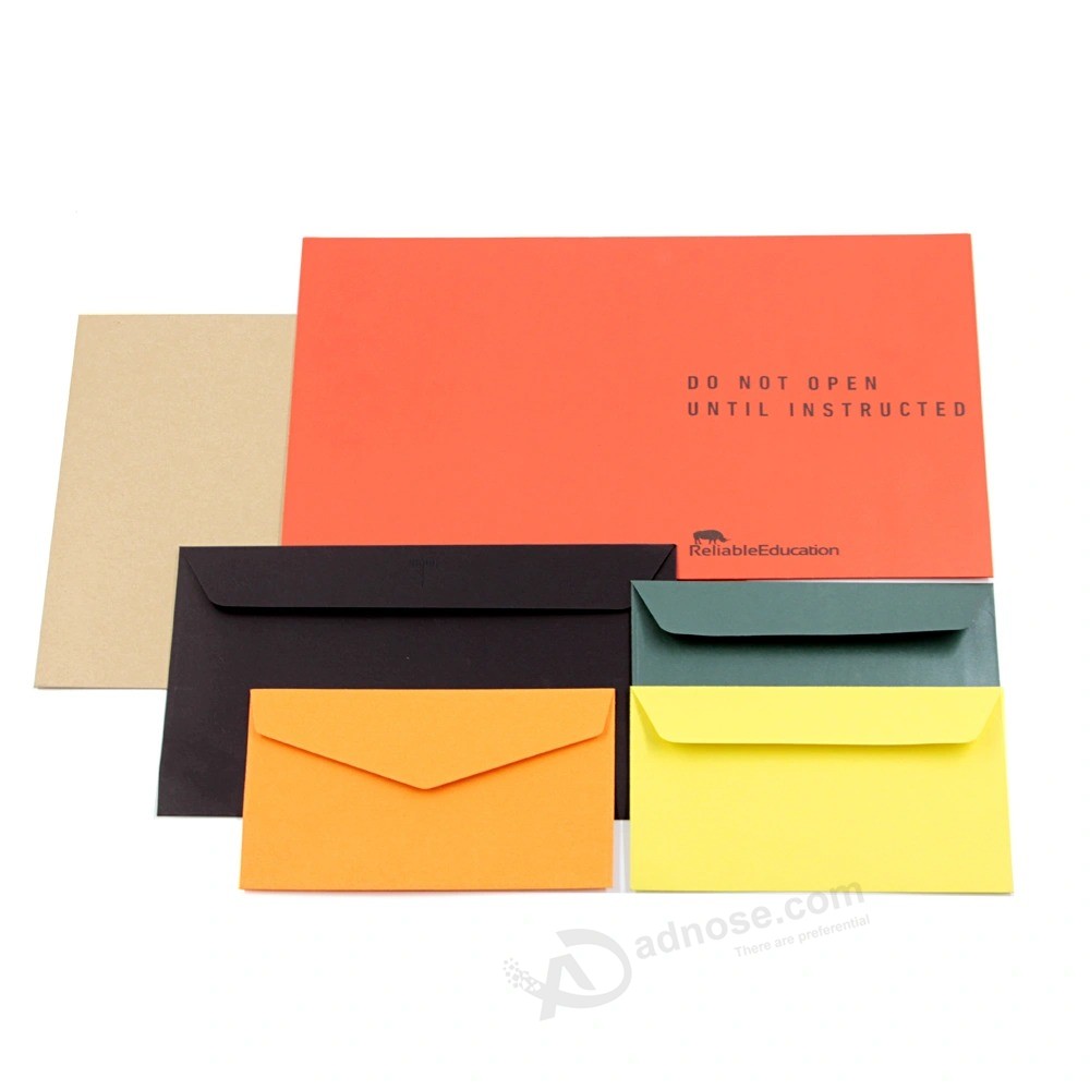 Custom Logo High Quality Paper Letter Envelope