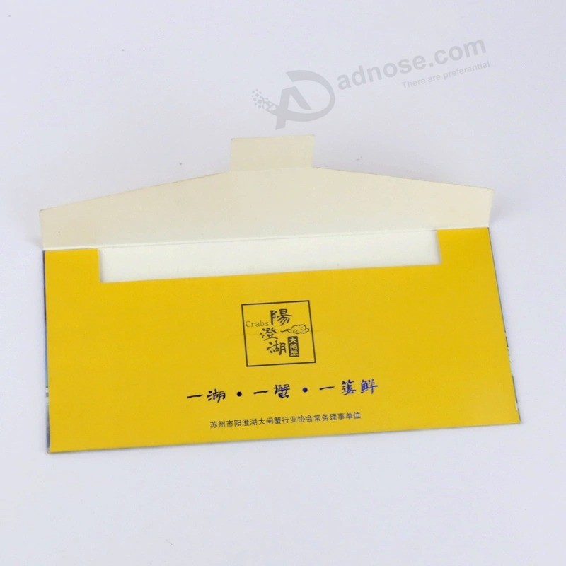 Spot Yellow Printed Company Business Custom Envelope