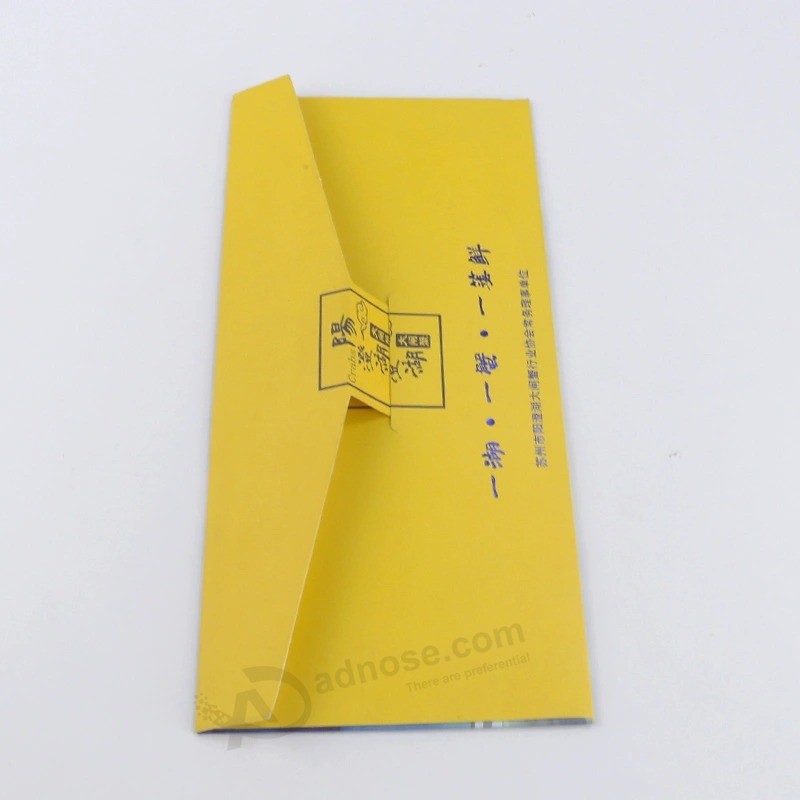 Spot Yellow Printed Company Business Custom Envelope