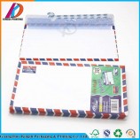 Enveloppe en papier de poste aérienne de style mini de conception personnalisée