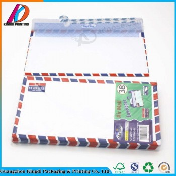Sobre de papel de correo aéreo de estilo mini de diseño personalizado