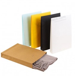 benutzerdefinierter Logodruck recyceltes A3 A4 Schal Papier Verpackung T-Shirt Umschlag