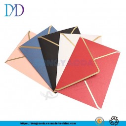 Sobre de papel kraft reciclado marrón de buena calidad de venta caliente personalizada