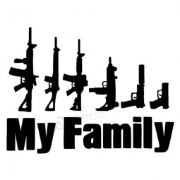 Grote op maat gemaakte familie gemaakte coole autostickers