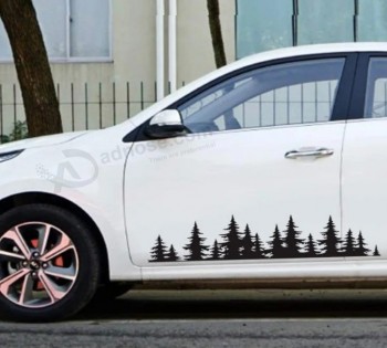 Adesivo della foresta di pino per auto Adesivi per auto personalizzati