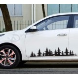 Pine Tree Forest Sticker voor Auto Aangepaste Auto Stickers