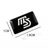 Fabrieksprijs Aangepaste Clear 3D Epoxy Auto Sticker