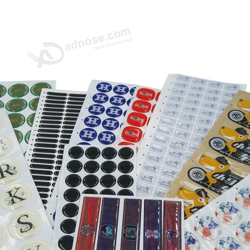 Factory Price Custom Clear 3D Epoxy Car Sticker