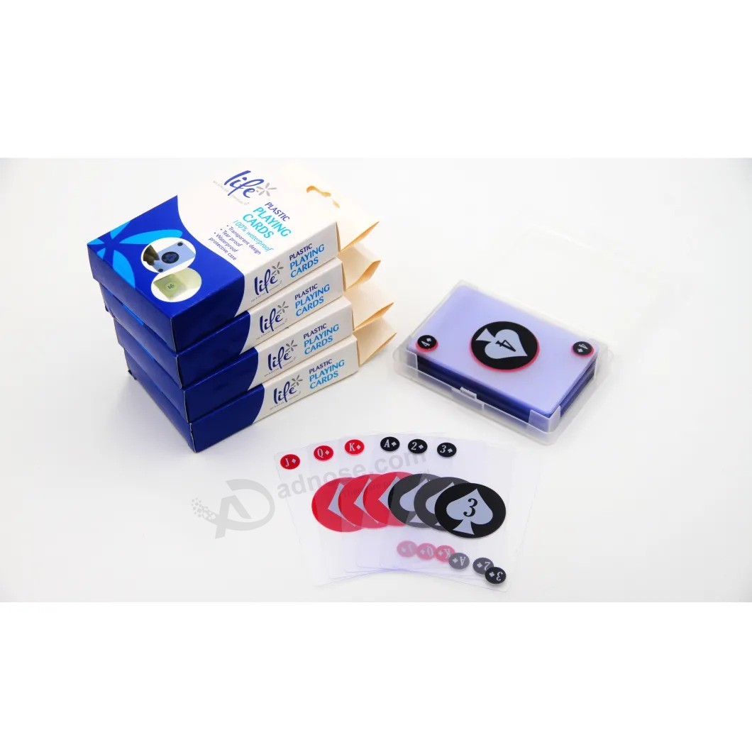 Custom Printing Waterproof PVC Plastic Playing Cards