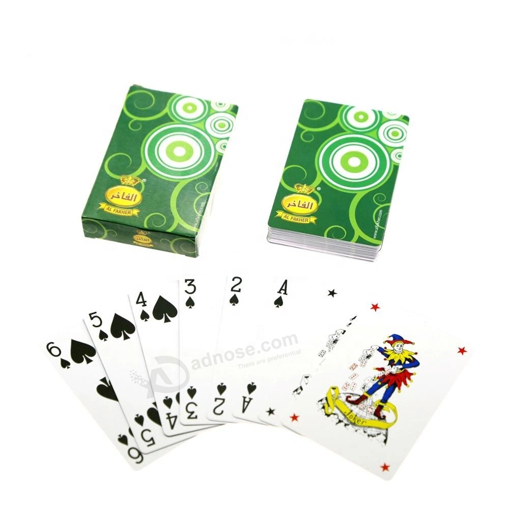 Custom Personalized Design Logo Printed Paper Plastic PVC Poker Playing Cards