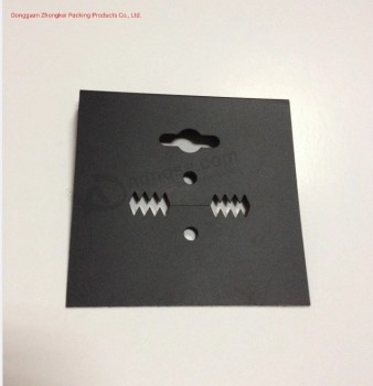 Douaneembleem Zilveren Hete Stempelen Zwarte Matte pvc Samenzwerende Ring Vertoning Opknoping Kaarten