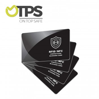 사용자 정의 PVC RFID 차단 카드 NFC 신호 보호 카드 비접촉식 카드