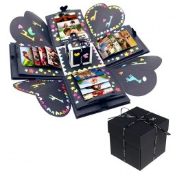 Auditoría de fábrica Alternativa Hecho a mano Creativo DIY Sorpresa Regalo Foto Explosión Caja Álbum