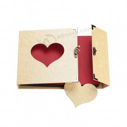 Fai da te Flip up Bianco Foglio di PVC Trasparente Quadrato Self Stick Photo Album