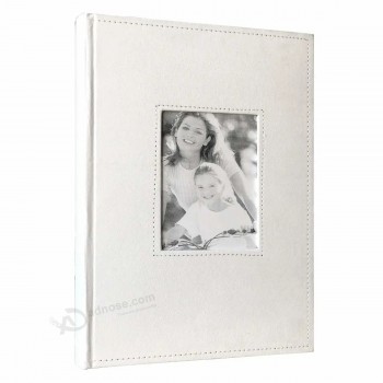 Album fotografico con copertina in stoffa bianca 4X6 '300 foto