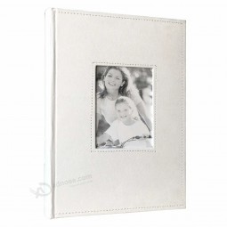 White Cloth Cover Photo Album 4X6′ 300 Photos