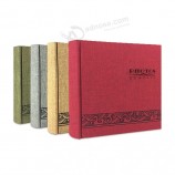 Feuille PVC / PP personnalisée nouveauté album photo couverture rigide imperméable 12X18 album photo