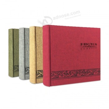 Foglio personalizzato in PVC/PP Album fotografico con copertina rigida impermeabile 12X18