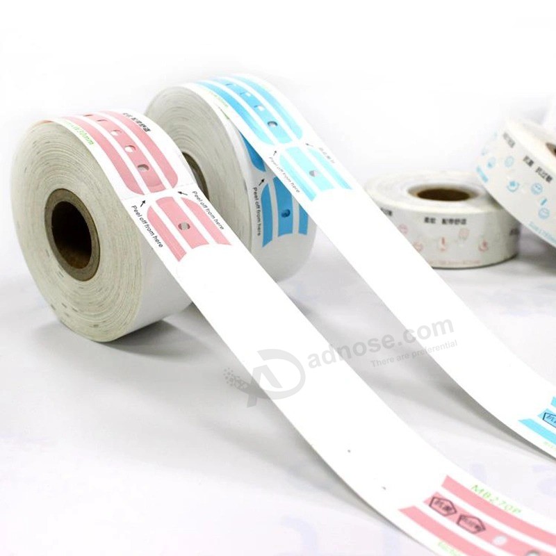 Printable Disposable Medical Wristband with Plastic Snap