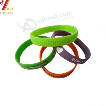 Stampa personalizzata Silicone Wristband Bracciale Hand Band Vota Regali promozionali