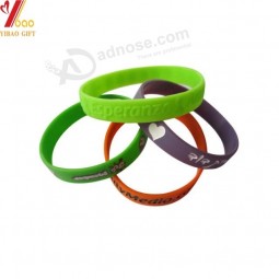benutzerdefinierter Druck Silikon Armband Armband Handband Abstimmung Werbegeschenke