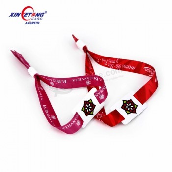 2020 13.56MHz Music Festival Bracelet RFID tissé Classic 1K, Ultralight EV1