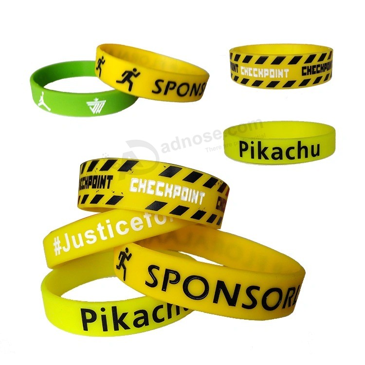 Personalized Wholesale Cheap Custom Silicone Bracelets Promotional Wristband