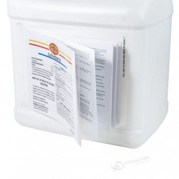 Multi Layer Fold Printed Self Adhesive 브로셔 소책자 지침 라벨
