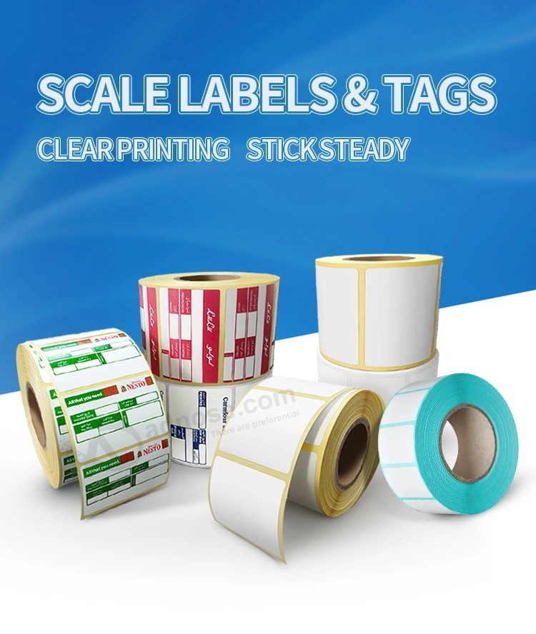 Wholesale Price Adhesive Coated Waterproof Supermarket Scale Labels & Tags