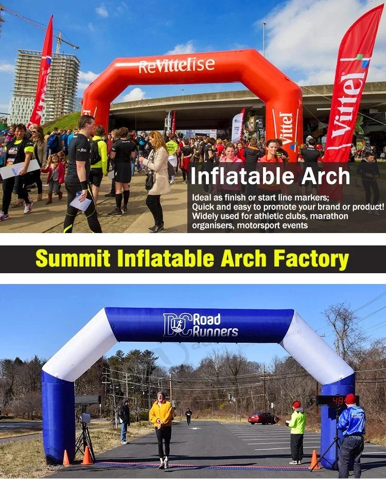 Custom Race Start Finish Inflatable Arch with Logo