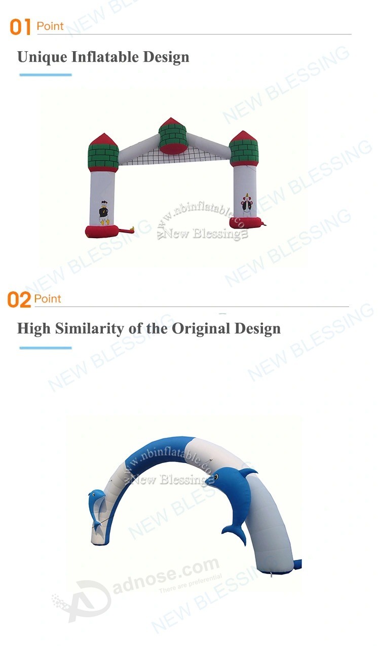 10m Span Inflatable Arch for Event Promotion &Competition Activities