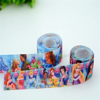 Top Tessuto Stampato Personalizzato Nastro Di Grosgrain Personalizzato All'ingrosso Per Regalo