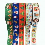 Belle usine de Chine Rouleau de ruban de Noël pour les cadeaux