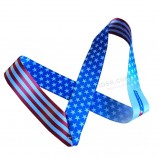 Vente en gros de cadeaux souvenirs personnalisés ruban de médaille en polyester pour les sports de marathon
